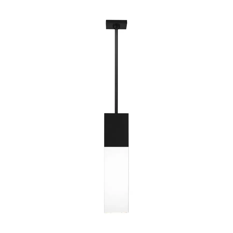 Kulma Medium LED Pendant in Black
