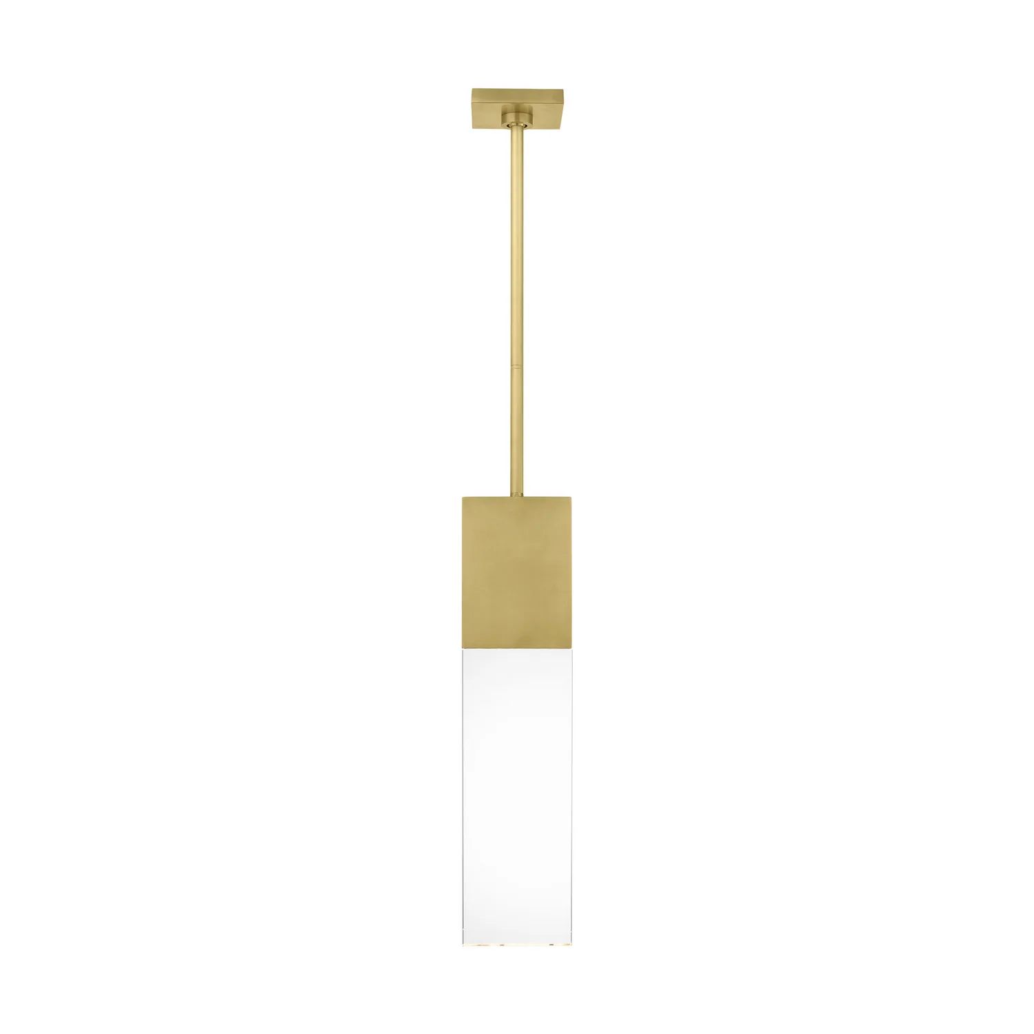 Kulma Medium LED Pendant in Natural Brass