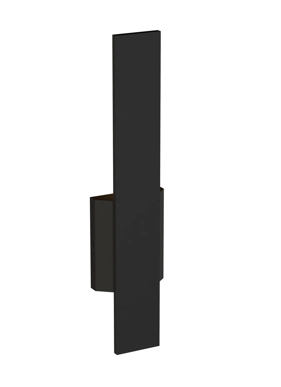 Blade 18" LED Outdoor Wall Sconce in Black
