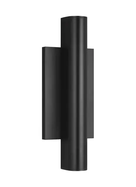 The Chara by Sean Lavin delivers striking simplicity with its tubular design and modern industrial aesthetic. Wet-rated for outdoor durability, it provides excellent bi-directional illumination with integrated LED technology.