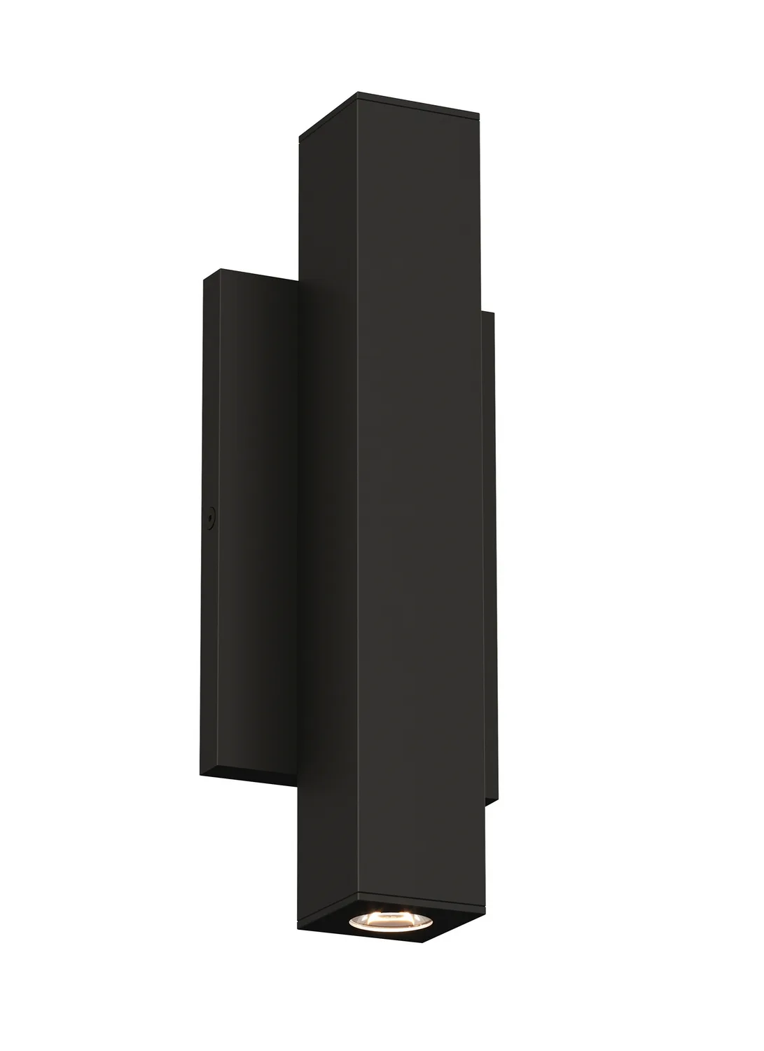 Chara LED Outdoor Wall Lantern in Black