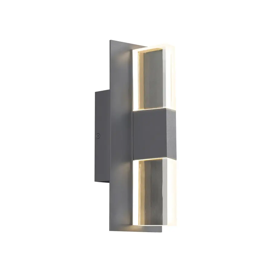 Lyft LED Outdoor Wall Lantern in Charcoal