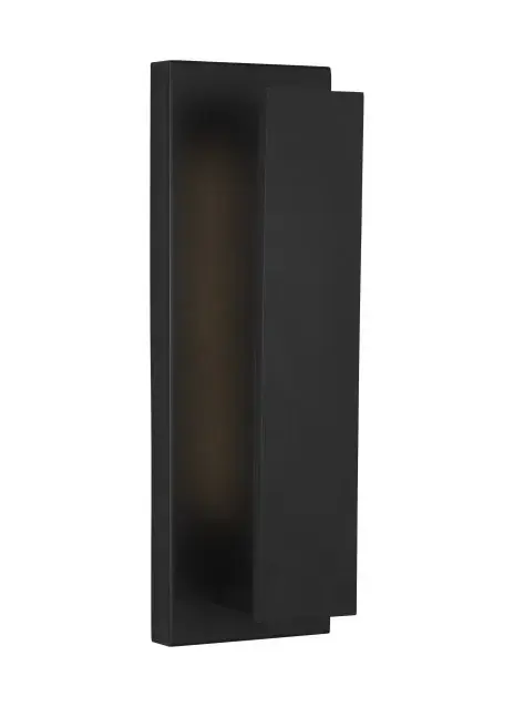 The Nate LED wall sconce delivers sophisticated architectural lighting with its lever-inspired profile. The integrated LED reflects off the wall to create dramatic grazing effects, perfect for highlighting textures indoors or out.