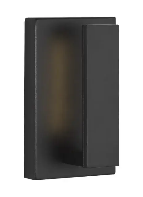 The Nate outdoor wall sconce delivers sophisticated architectural lighting with its modern lever-inspired profile. The integrated LED creates a dramatic grazing effect on walls while hidden hardware maintains clean lines.