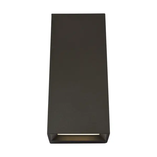 Pitch 12" LED Outdoor Wall Sconce in Bronze