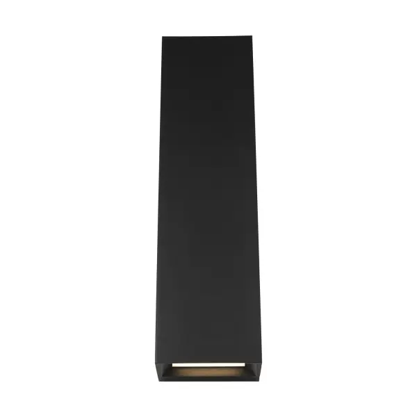 Pitch 19" LED Outdoor Wall Sconce in Black