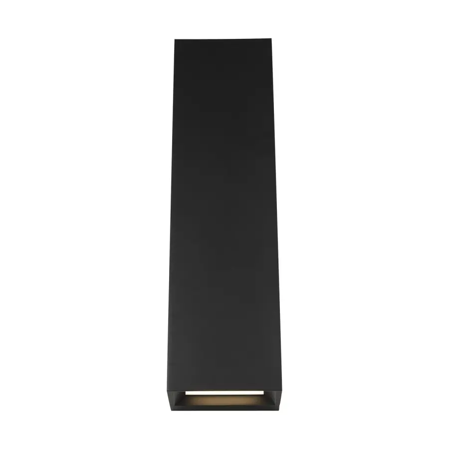 Pitch 19" LED Outdoor Wall Sconce in Black