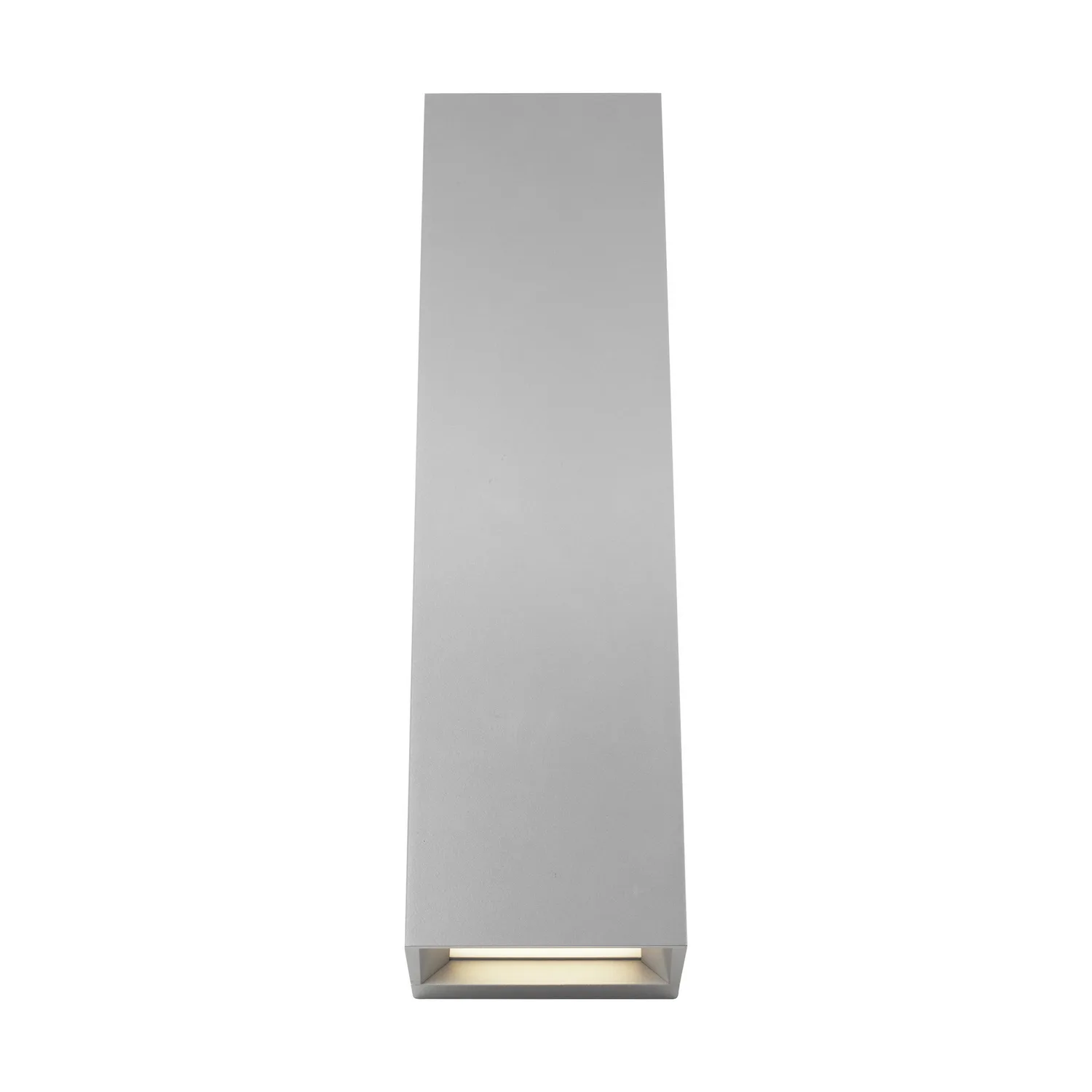 Pitch 19" LED Outdoor Wall Sconce in Silver