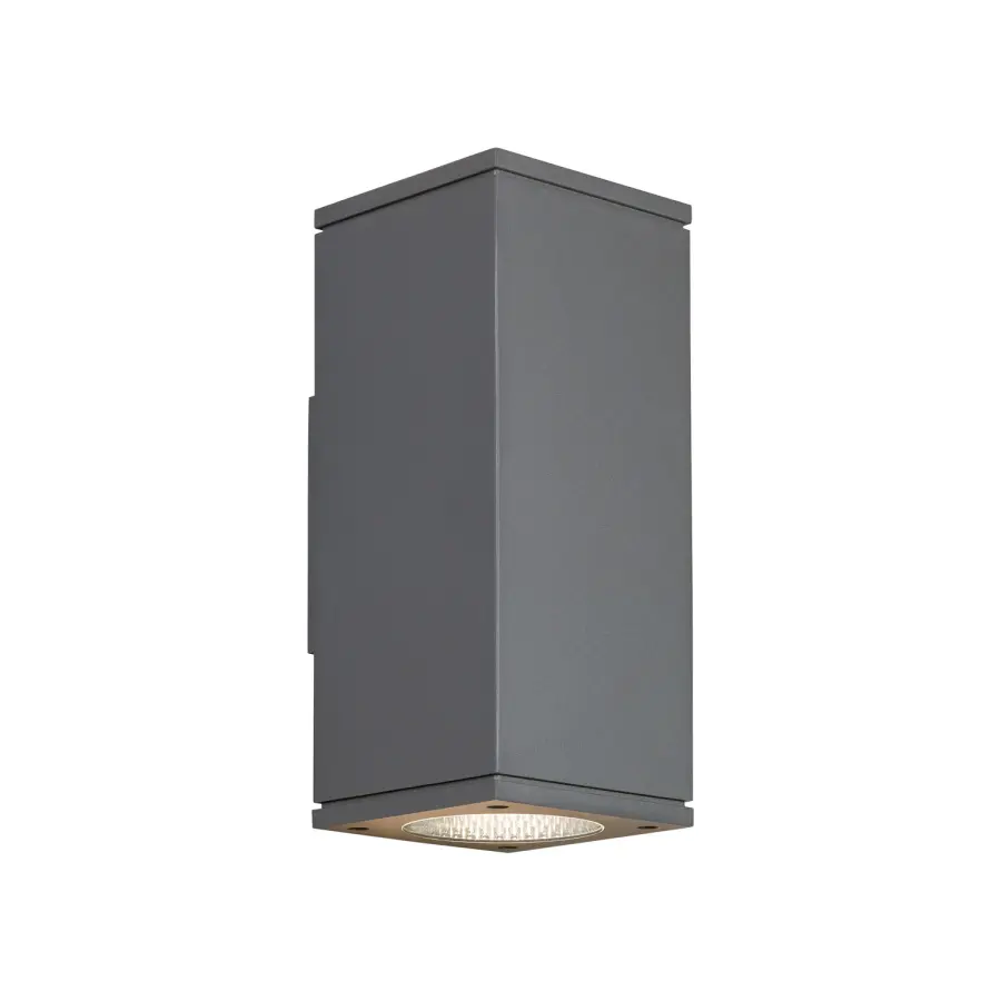 Tegel LED Outdoor Wall Lantern in Charcoal
