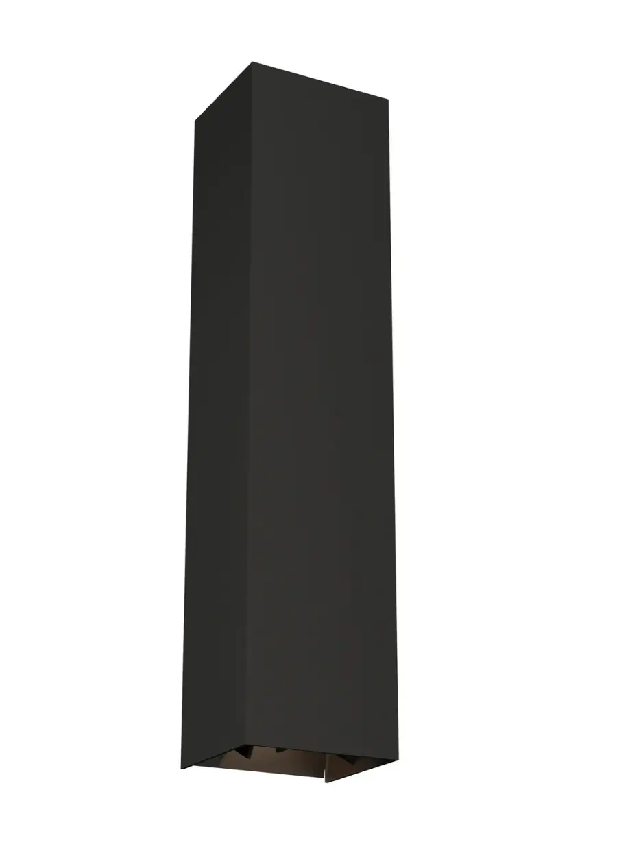 Vex 20" LED Outdoor Wall Sconce in Black