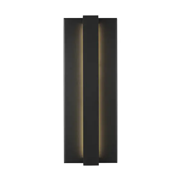 Windfall 16" LED Outdoor Wall Sconce in Black