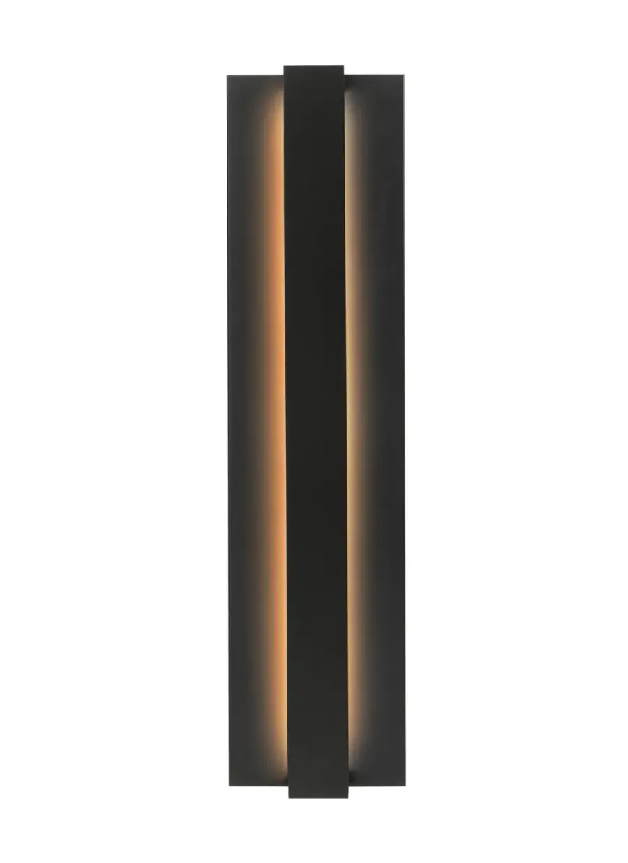 Windfall LED Outdoor Wall Sconce in Black