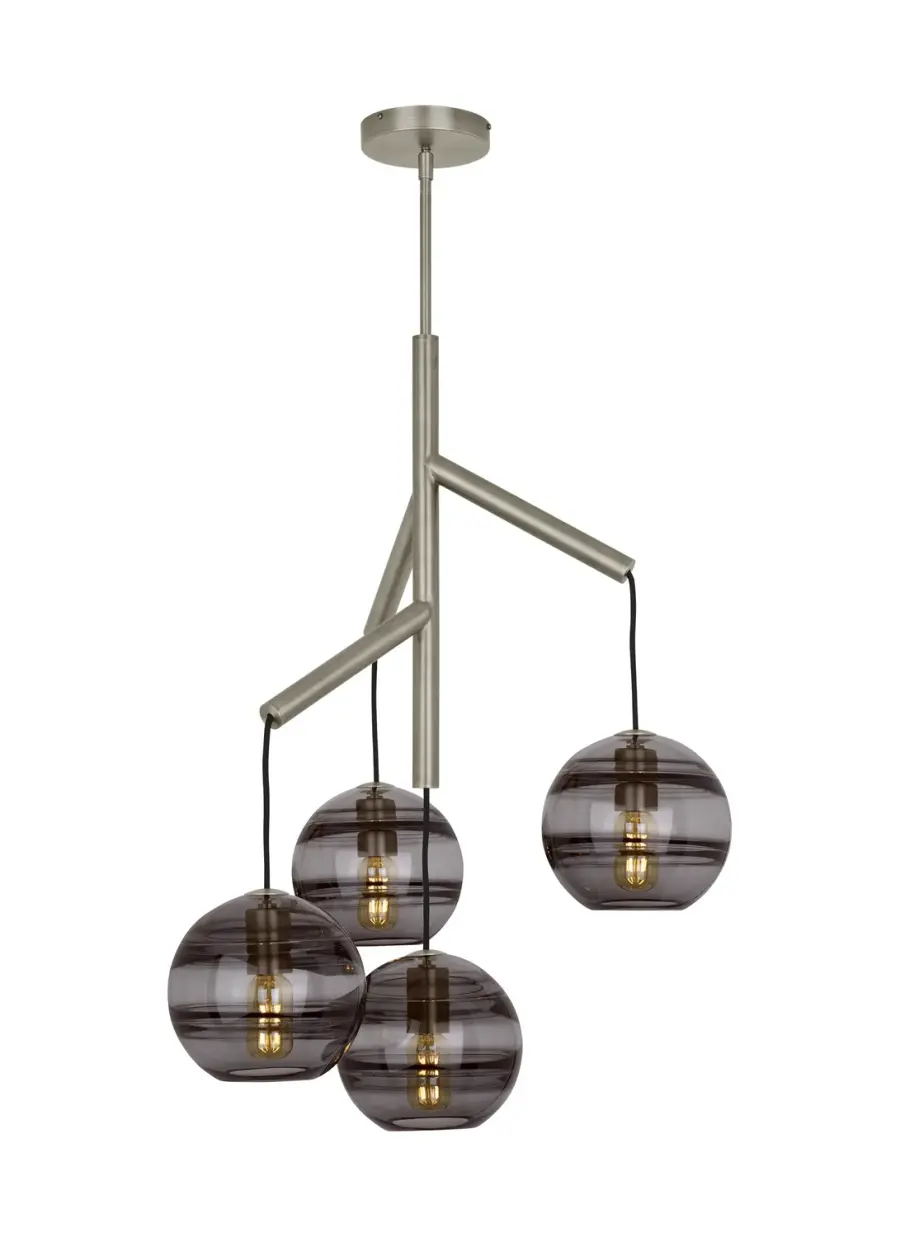 Sedona LED Chandelier in Satin Nickel