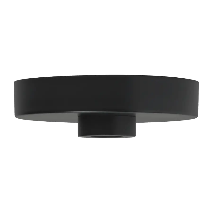 5" Line-Voltage Shallow Canopy in Nightshade Black