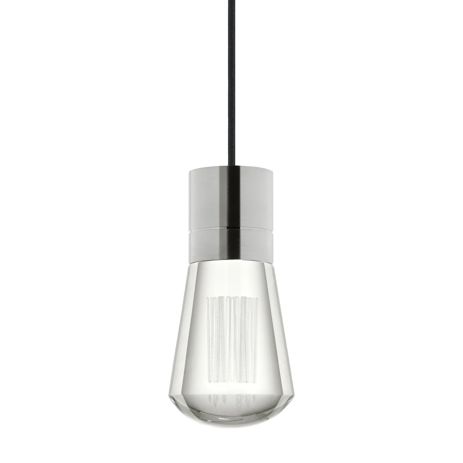 Alva LED Pendant in Satin Nickel