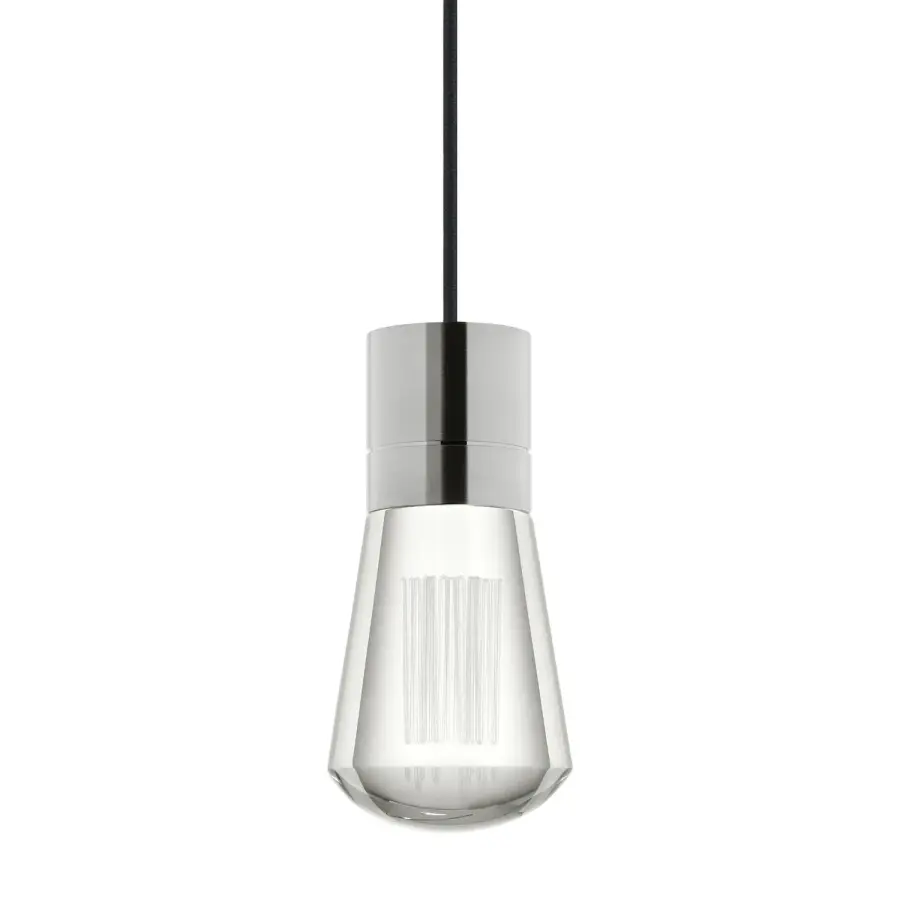 Alva LED Pendant in Satin Nickel