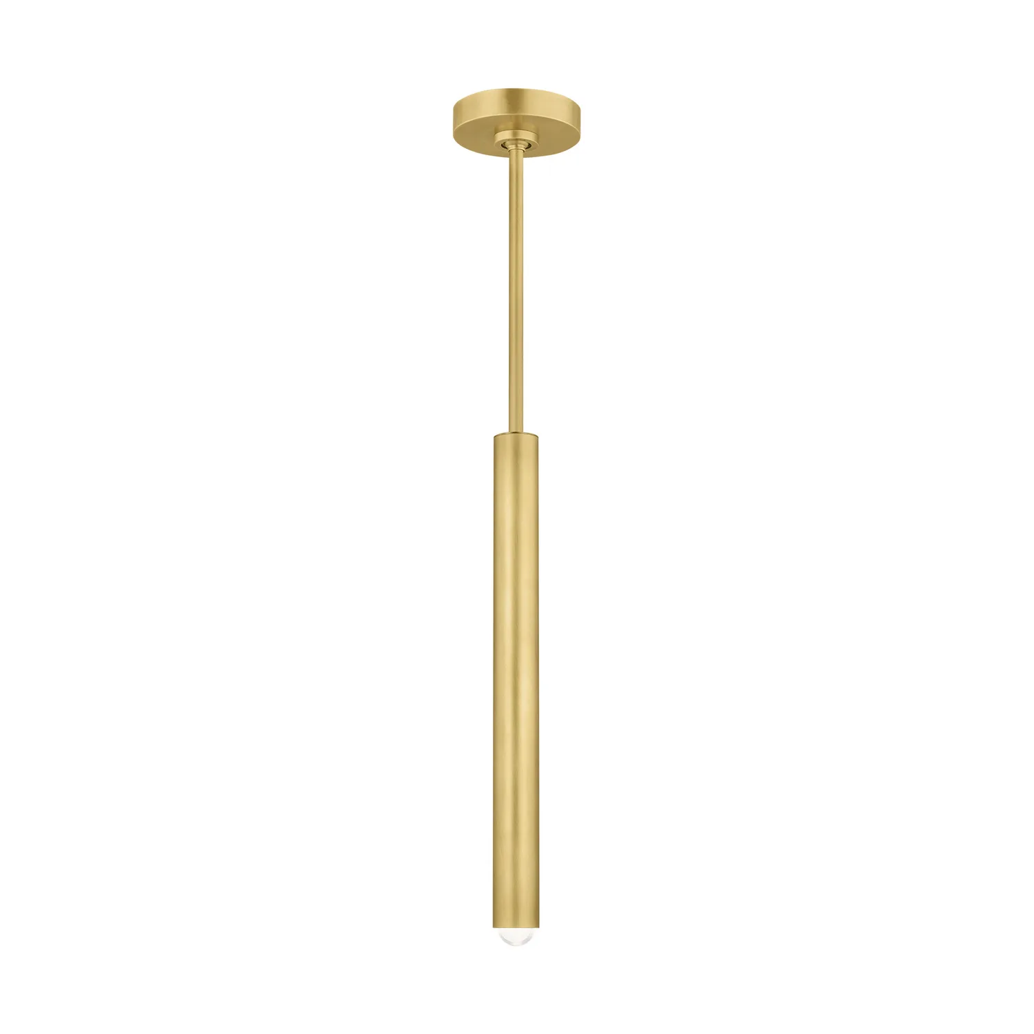 Ebell Small LED Pendant in Natural Brass