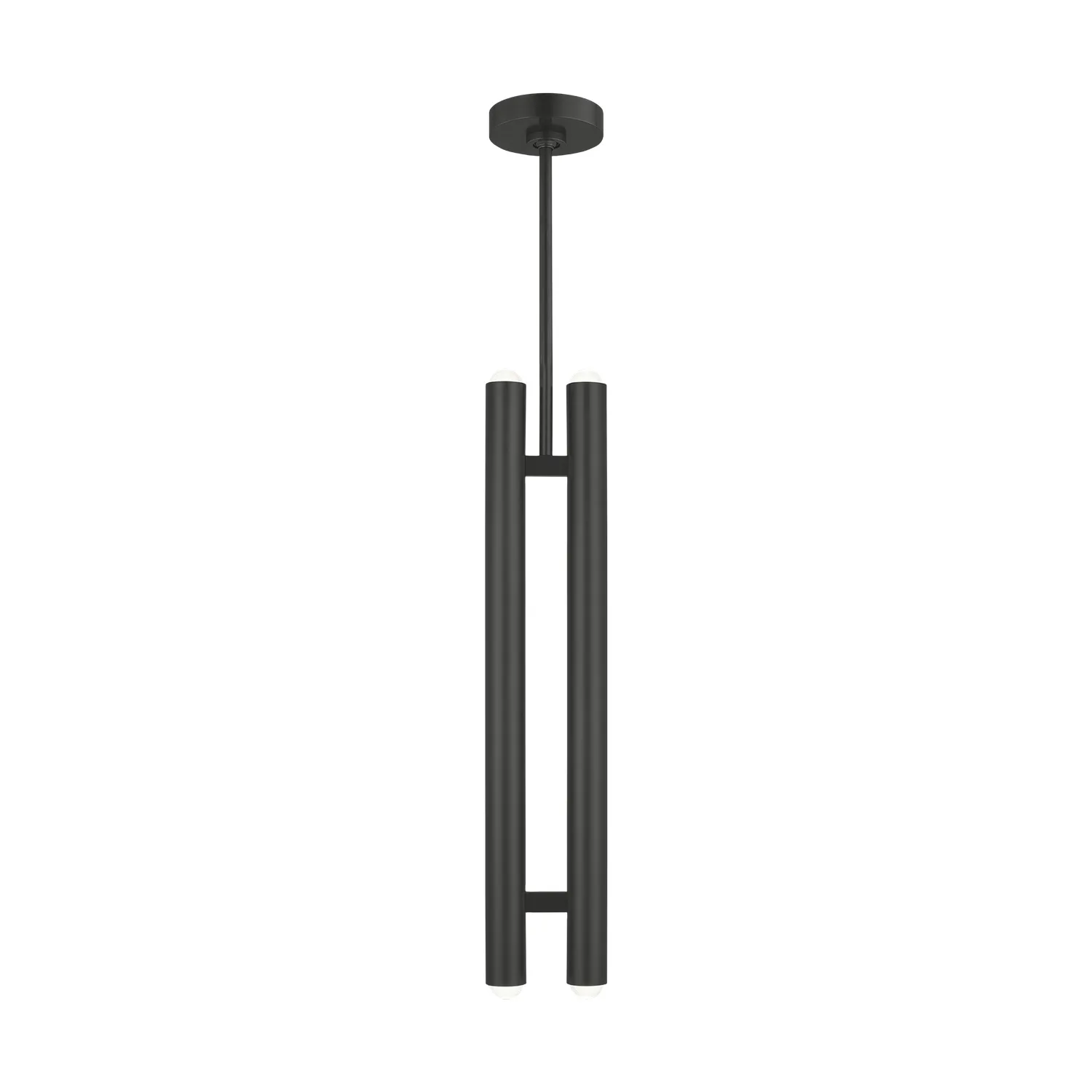 Ebell 2-Light LED Pendant in Dark Bronze