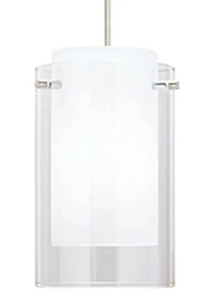 Echo One Light Pendant in Satin Nickel