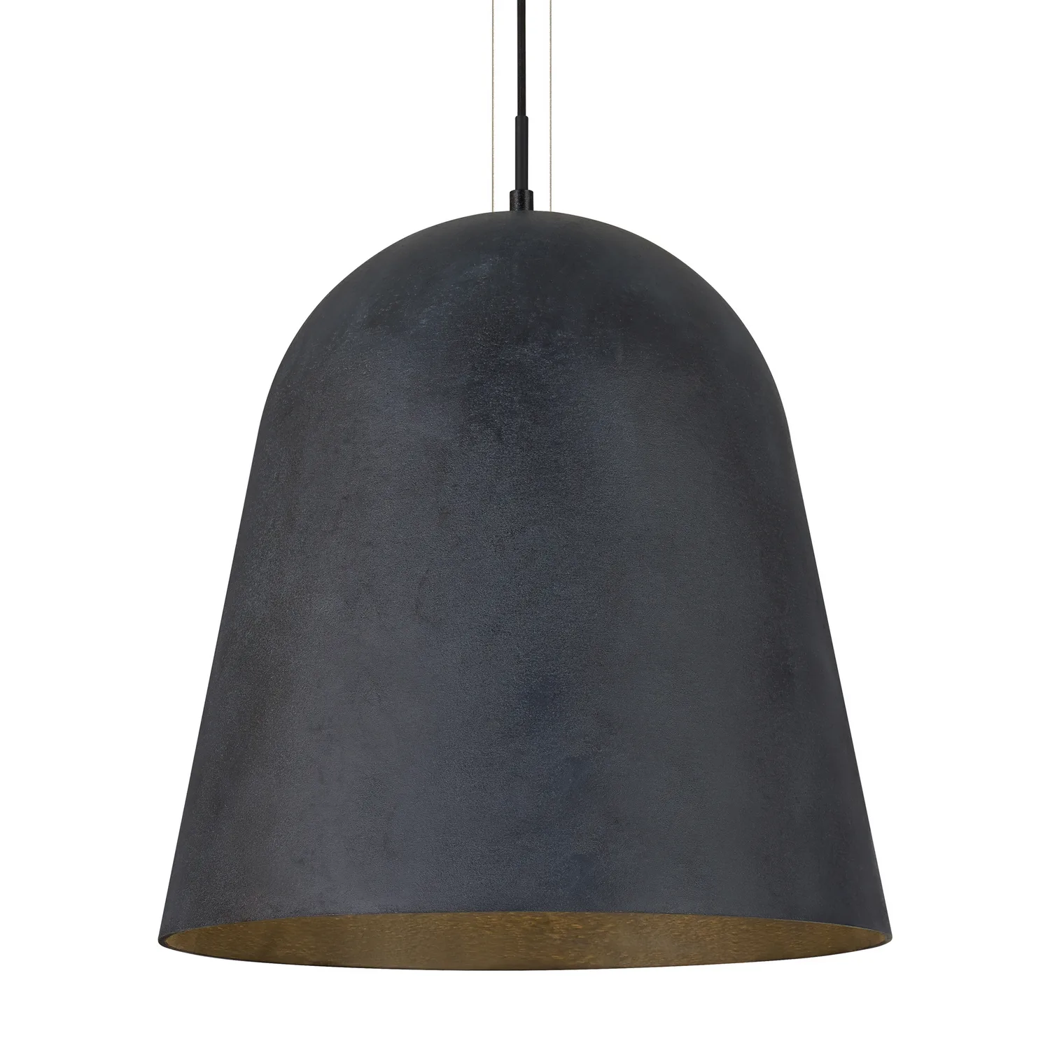 Fett One Light Pendant in Weathered Zinc