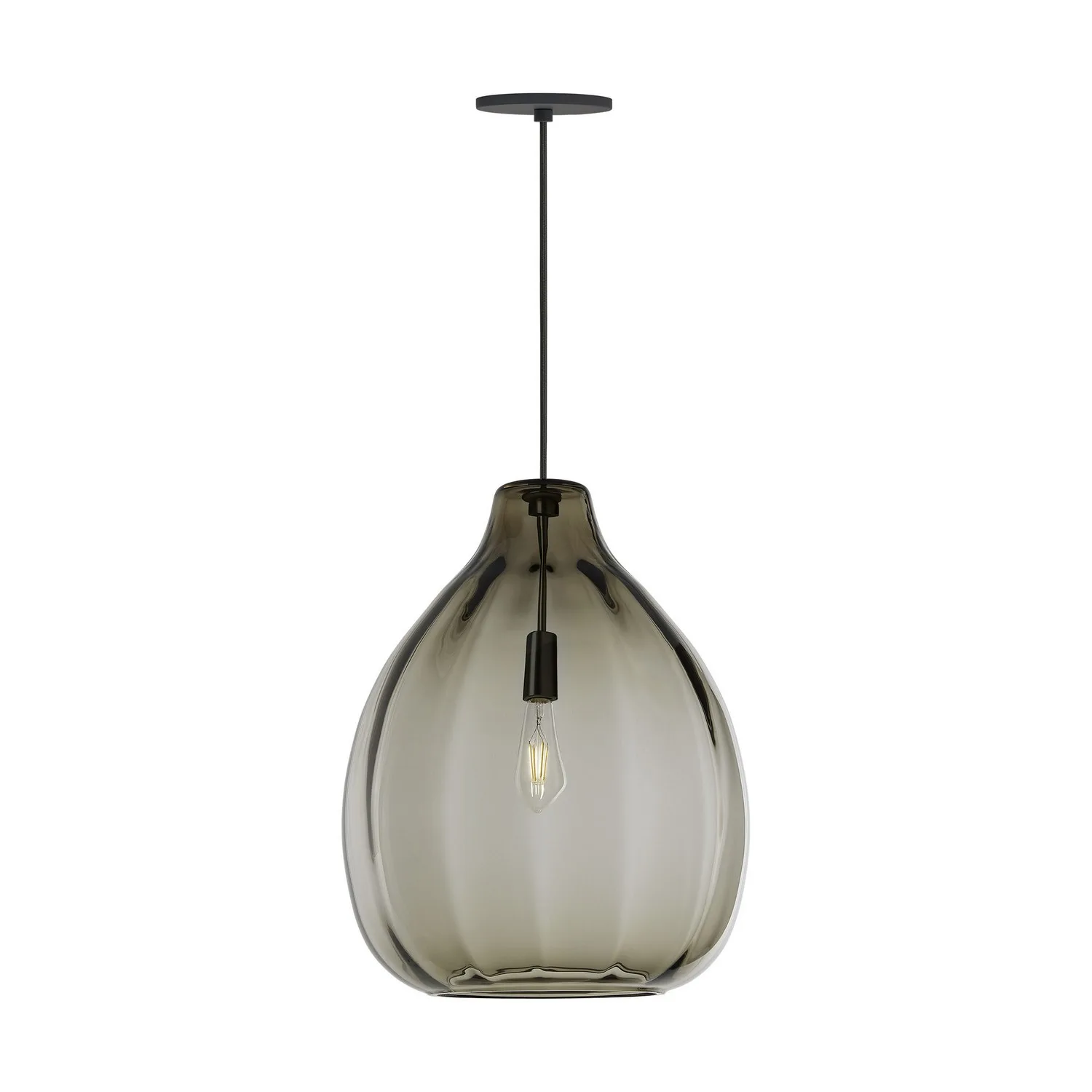 Harper LED Pendant in Black