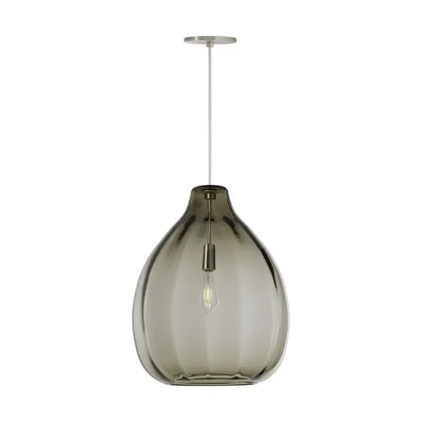 Harper LED Pendant in Satin Nickel