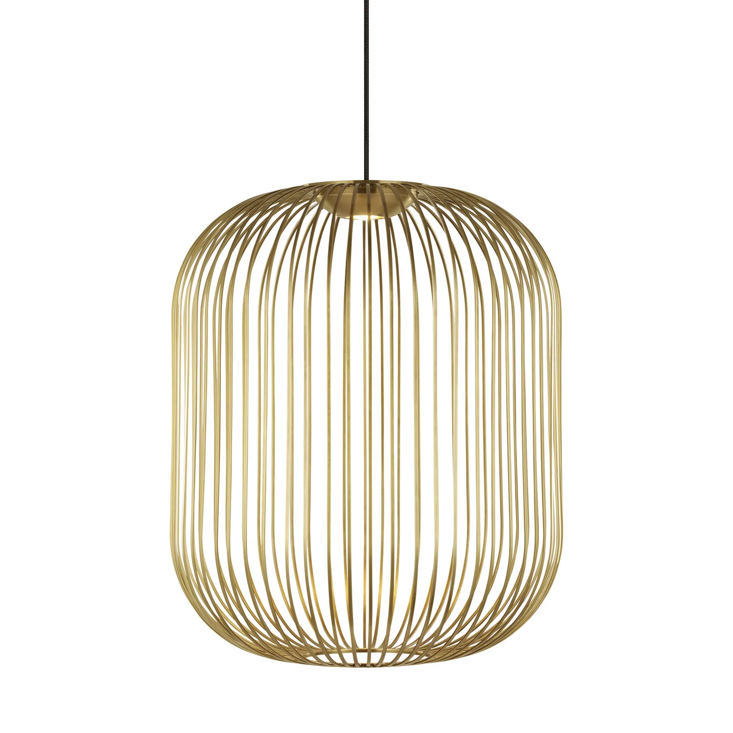 Kai LED Pendant in Plated Brass