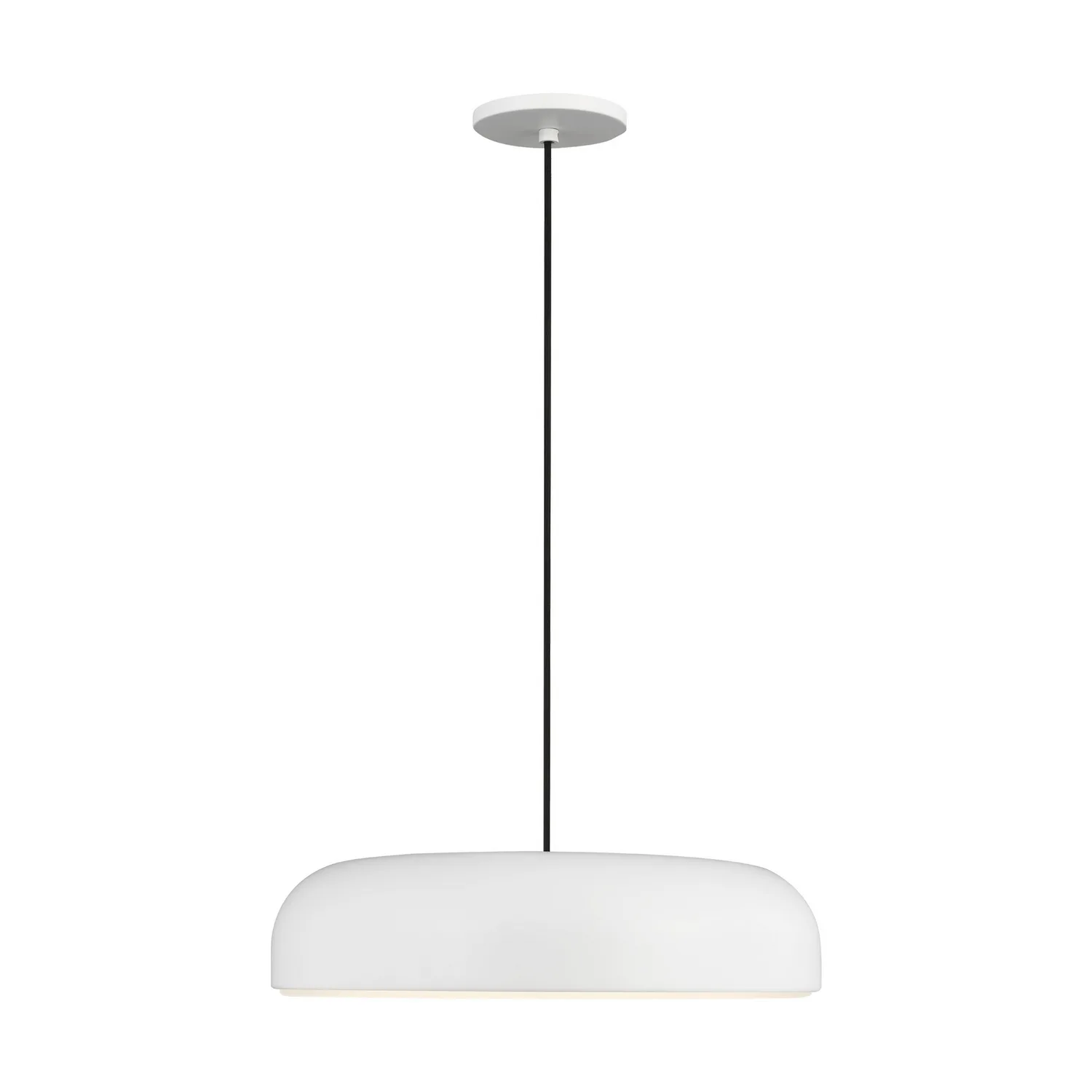 Kosa 18" LED Pendant in Matte White