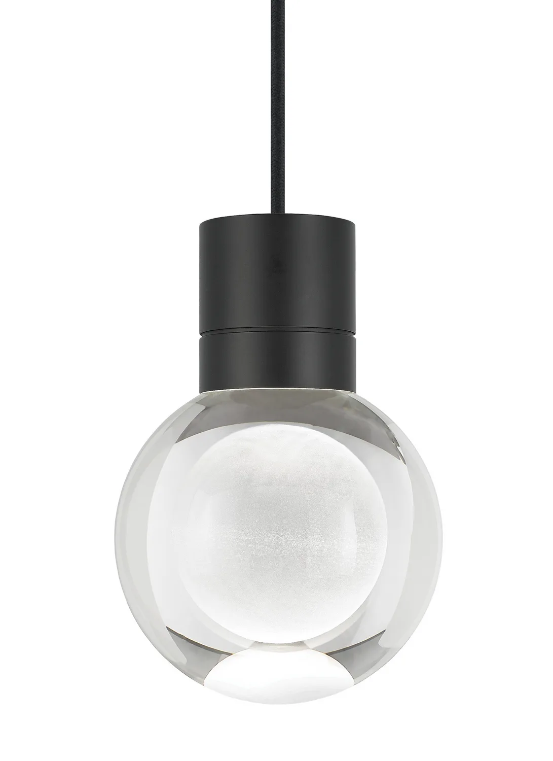 Mina LED Pendant in Black