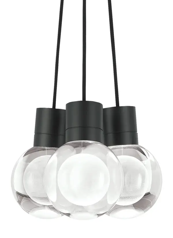 Mina LED Pendant in Black