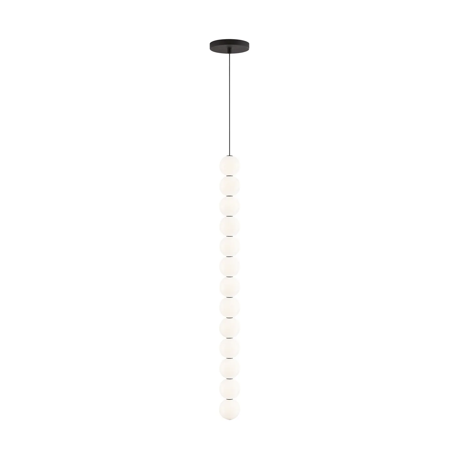 Orbet 13-Light LED Pendant in Nightshade Black