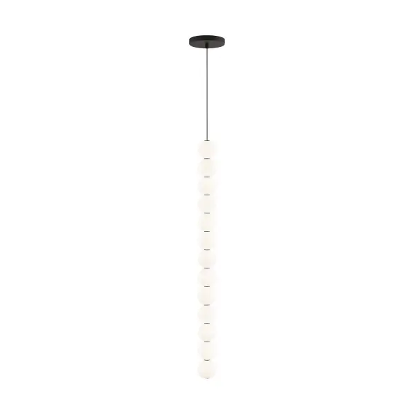Orbet 13-Light LED Pendant in Nightshade Black