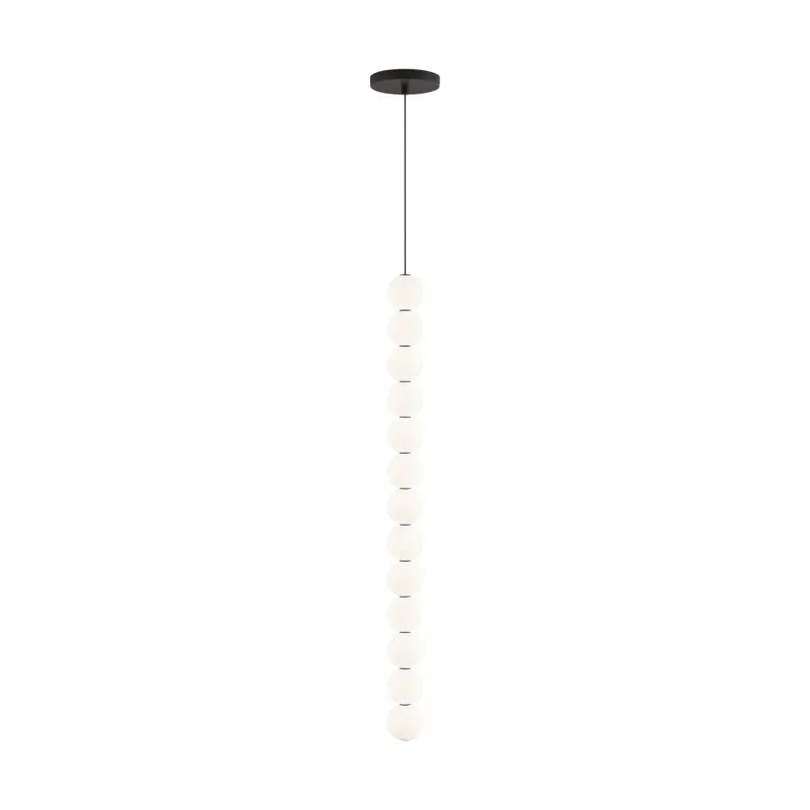 Orbet 13-Light LED Pendant in Nightshade Black