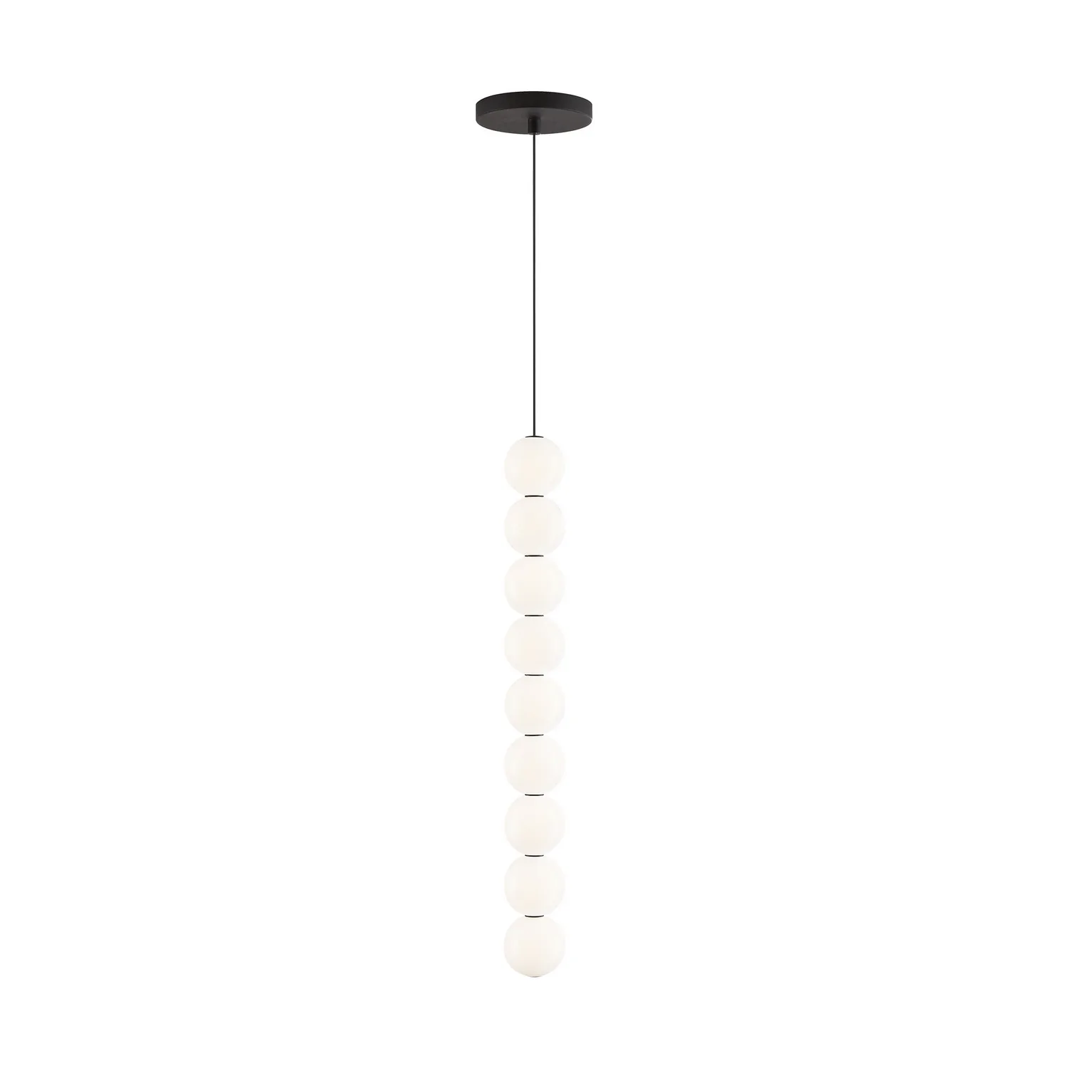 Orbet 9-Light LED Pendant in Nightshade Black