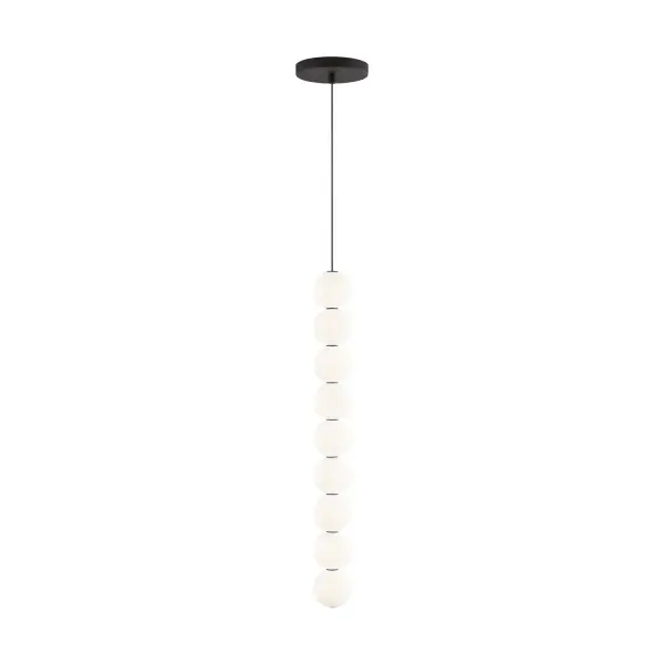 Orbet 9-Light LED Pendant in Nightshade Black