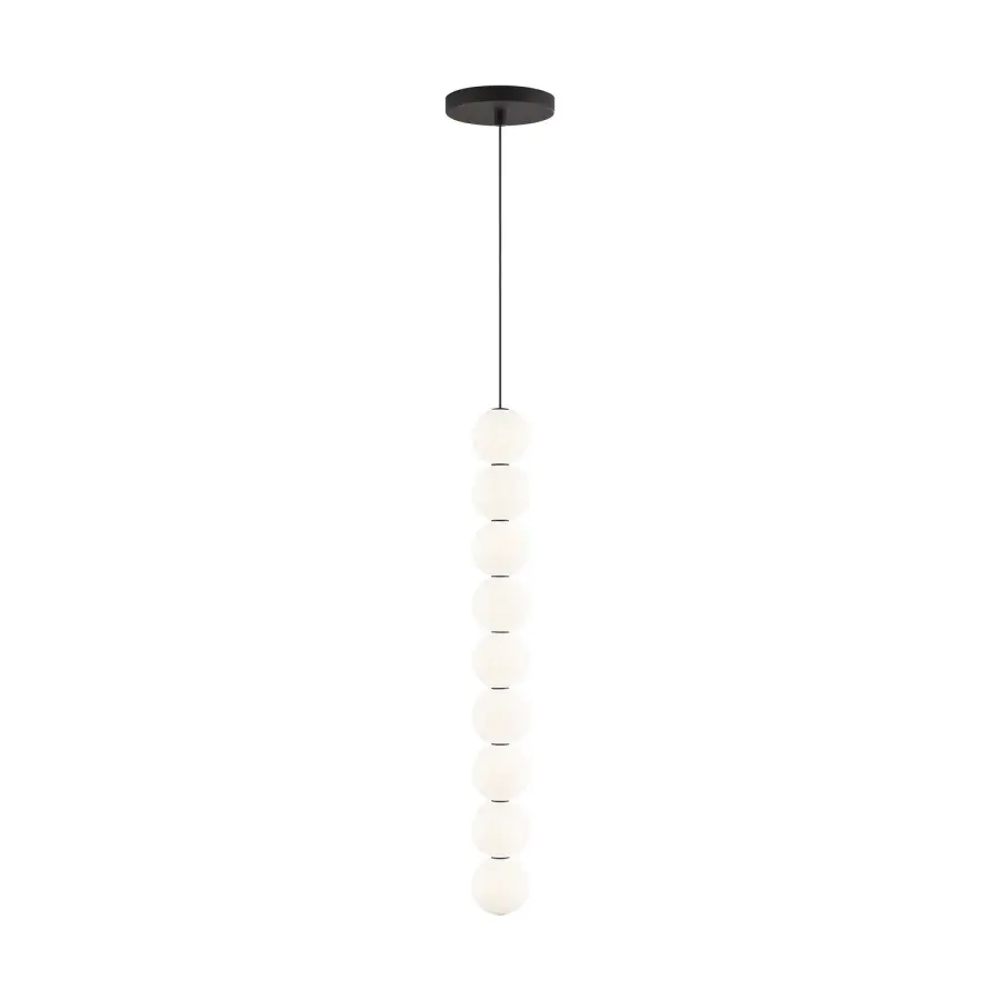 Orbet 9-Light LED Pendant in Nightshade Black