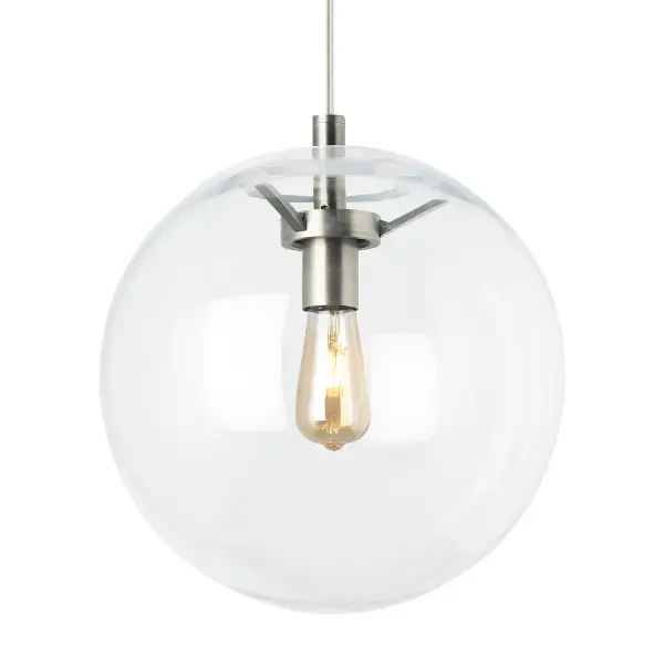 Palona LED Pendant in Satin Nickel