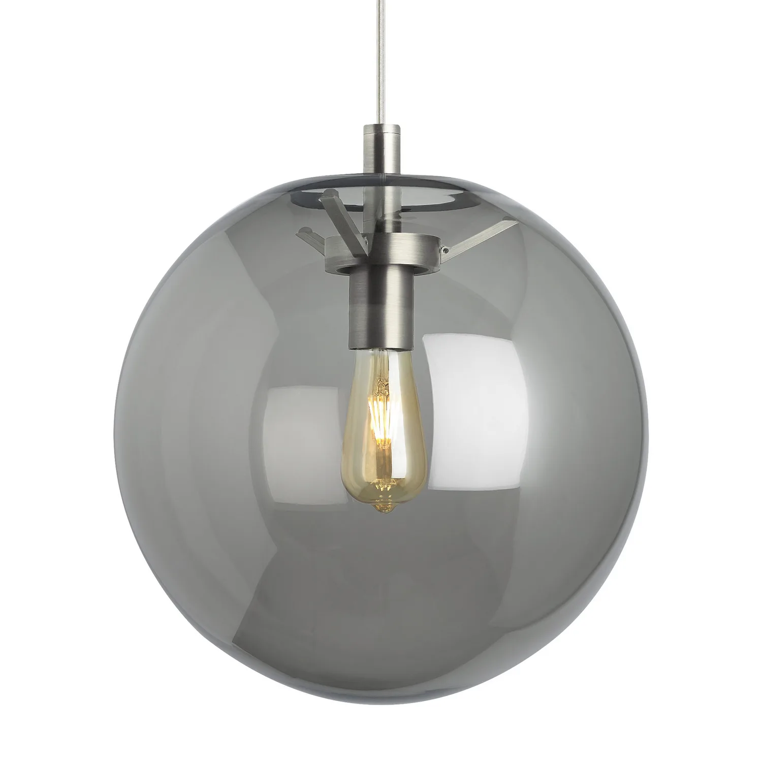 Palona One Light Pendant in Satin Nickel