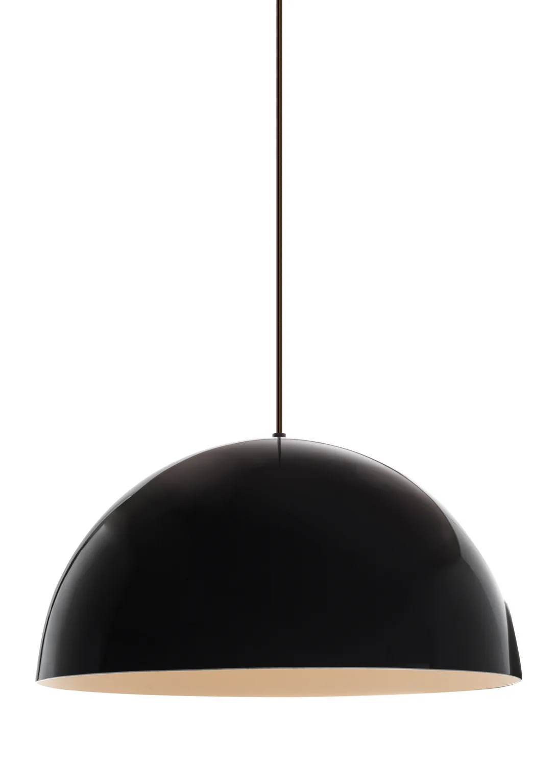 Powell Street One Light Pendant in Black