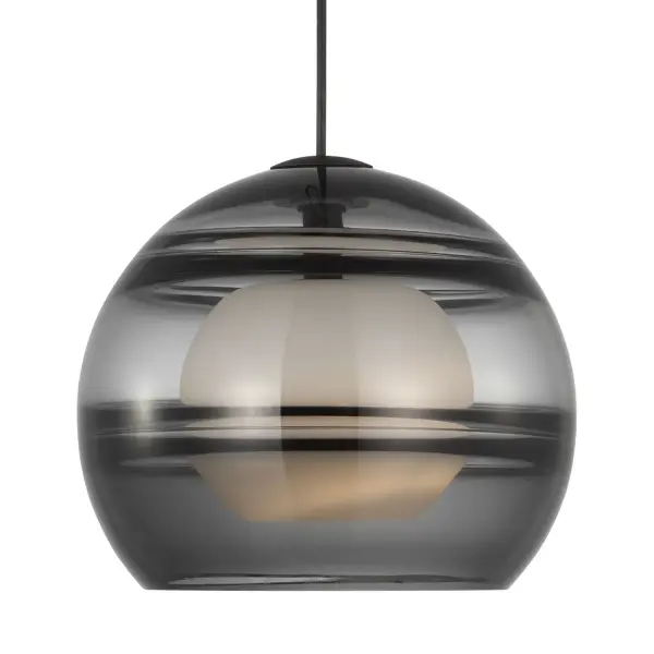Sedona Large LED Pendant in Nightshade Black