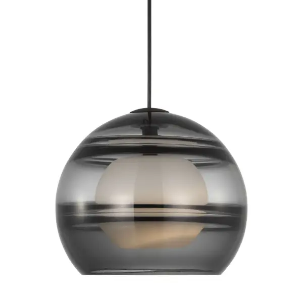 Sedona One Light Pendant in Nightshade Black