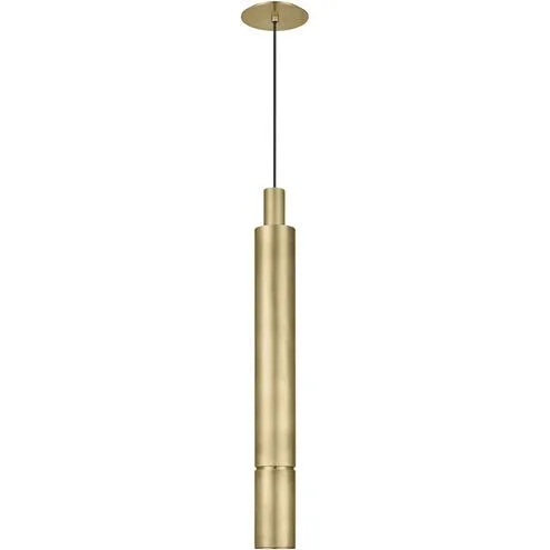 Sottile X-Large LED Pendant in Natural Brass