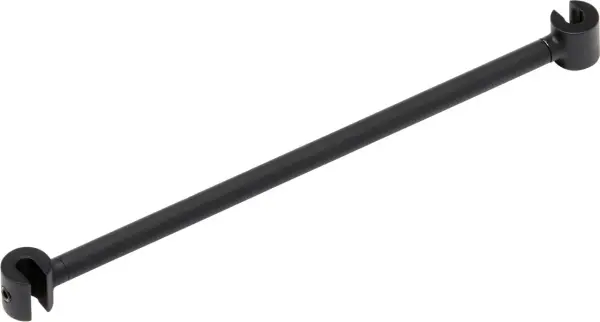 The Trellis 6" Track Spacer in Nightshade Black provides precise spacing for track lighting systems, enabling customized fixture placement and optimal light distribution in any space. - alternate view