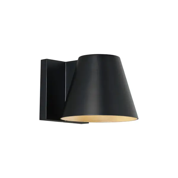 The Bowman LED wall sconce combines classic mid-century design with modern LED technology. Its die-cast aluminum body and frosted acrylic lens deliver even, powerful downlight perfect for outdoor spaces.