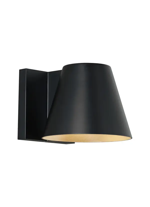 The Bowman LED wall sconce by Sean Lavin combines classic mid-century modern design with powerful LED technology. Its die-cast aluminum body and frosted acrylic lens deliver even, downward illumination perfect for outdoor spaces.