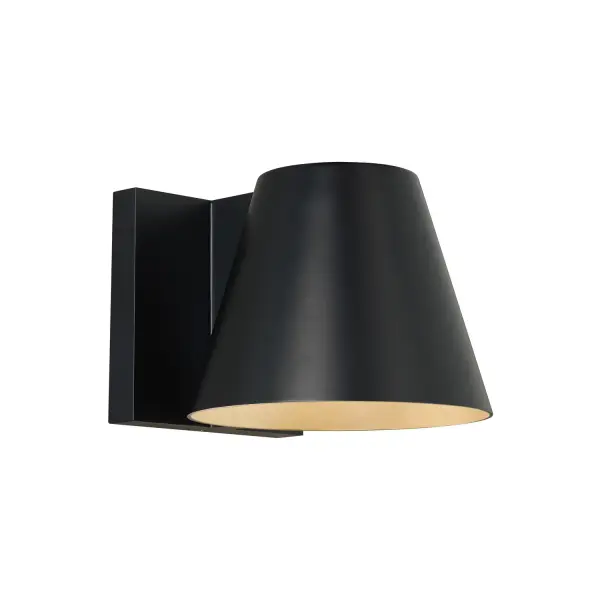 The Bowman LED wall sconce combines classic mid-century design with modern LED technology. Its die-cast aluminum body and frosted acrylic lens deliver powerful, even downlight perfect for outdoor spaces.