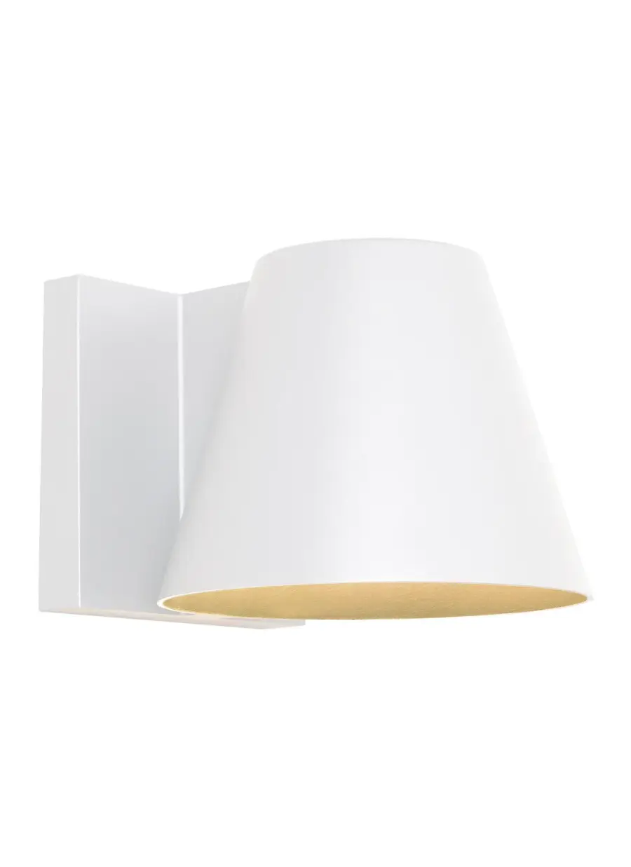 Bowman LED Outdoor Wall Sconce in White