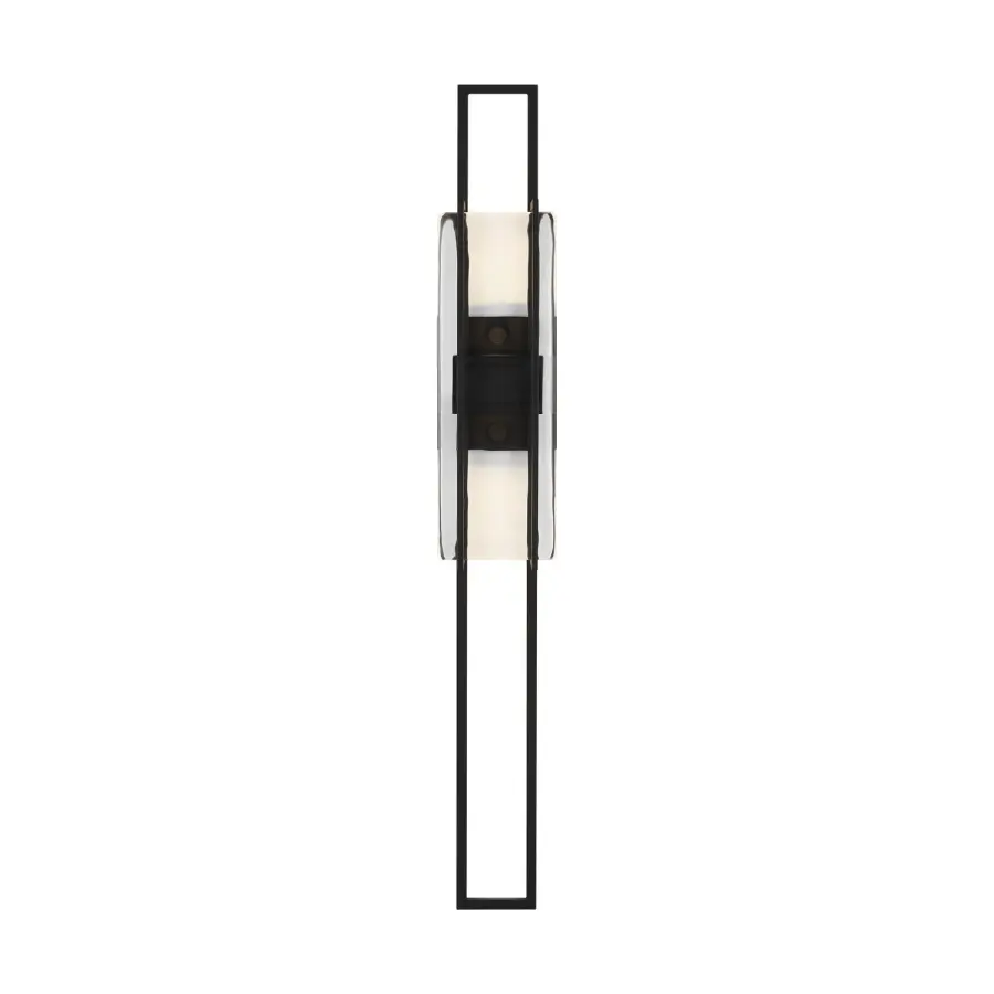 Duelle LED Wall Sconce in Nightshade Black