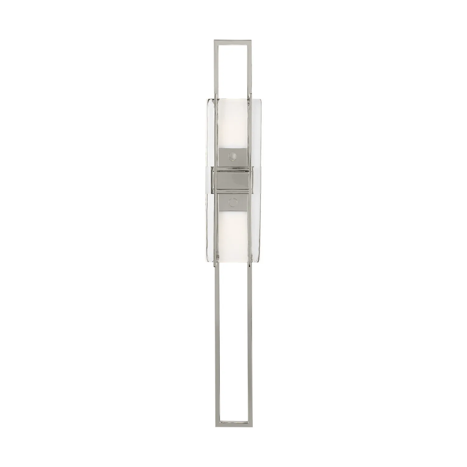 Duelle Large LED Wall Sconce in Polished Nickel