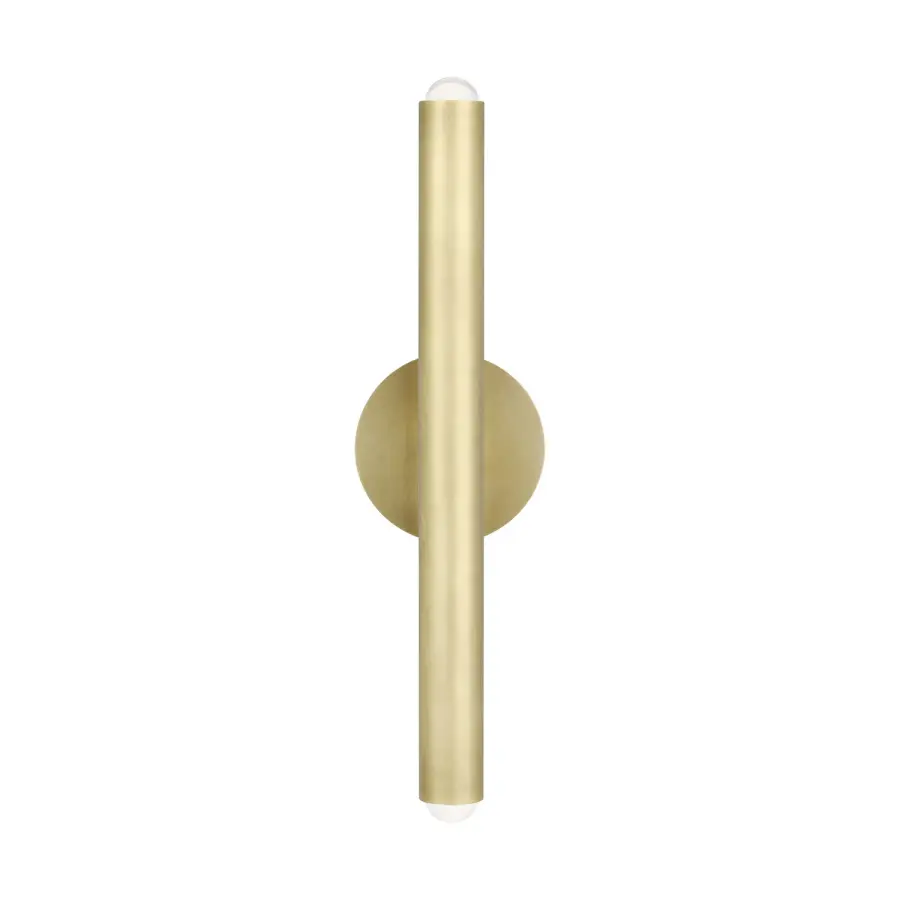 Ebell LED Wall Sconce in Natural Brass
